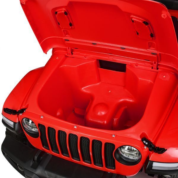 Дитячий електромобіль джип Jeep Rubicon M 4176EBLR-3 4WD червоний, 4 мотори, EVA колеса, пульт 2.4G M 4176EBLR-3 фото