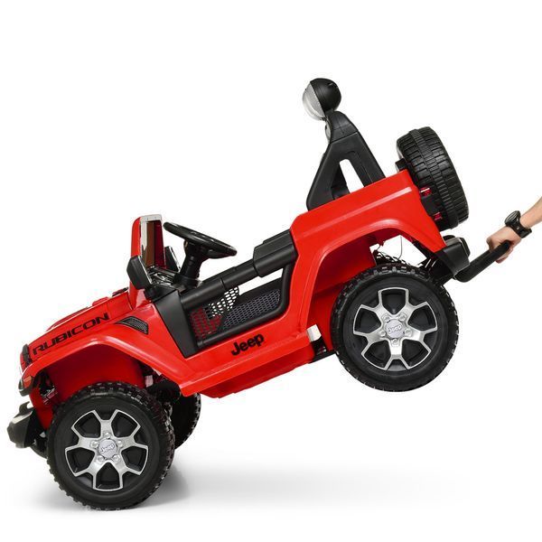 Дитячий електромобіль джип Jeep Rubicon M 4176EBLR-3 4WD червоний, 4 мотори, EVA колеса, пульт 2.4G M 4176EBLR-3 фото