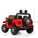 Дитячий електромобіль джип Jeep Rubicon M 4176EBLR-3 4WD червоний, 4 мотори, EVA колеса, пульт 2.4G M 4176EBLR-3 фото 10