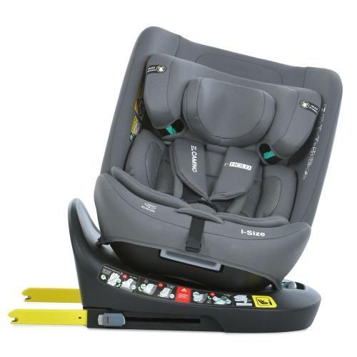 Автокрісло дитяче El Camino ME 1188 i-HOLD Shadow Gray i-Size R129 ISOFIX 360&deg; (40&ndash;150 см) ME 1188 Shadow Gray фото