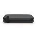 Power bank 12000 mAh Solar, Input:5V/1A(microUSB), Output:5V/2,1А(2хUSB), rubberized case, Black, BOX 26931 фото 3