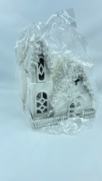 White decorated house №41