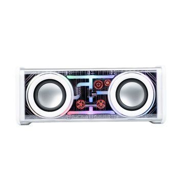 Колонка портативна V8 BT/TF/USB/TWS 10 Вт біла V8W V8W фото