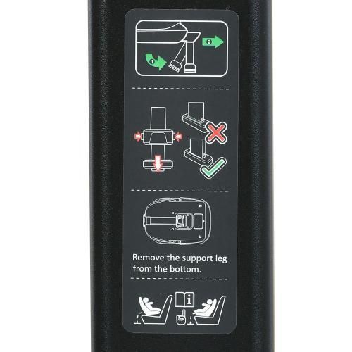 База під автокрісло El Camino ME 1110 i-FIX Base 360 з ISOFIX та опорною ногою (i-Size R129) ME 1110 Base 360 фото