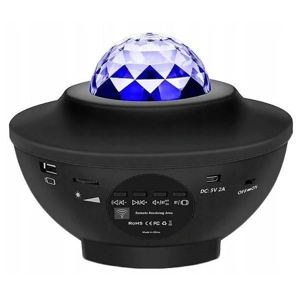 Проектор зоряного неба Галактика AND 991 з пультом і колонкою Bluetooth &mdash; нічник для дому 0057/МК фото
