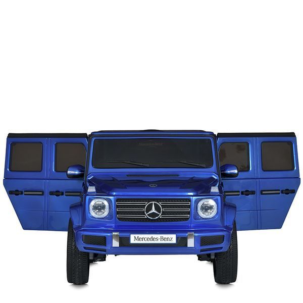 Дитячий електромобіль джип M 5028EBLRS-4 Mercedes-Benz синій, 4x25W, 12V10Ah, EVA колеса, пульт 2.4G M 5028EBLRS-4 фото