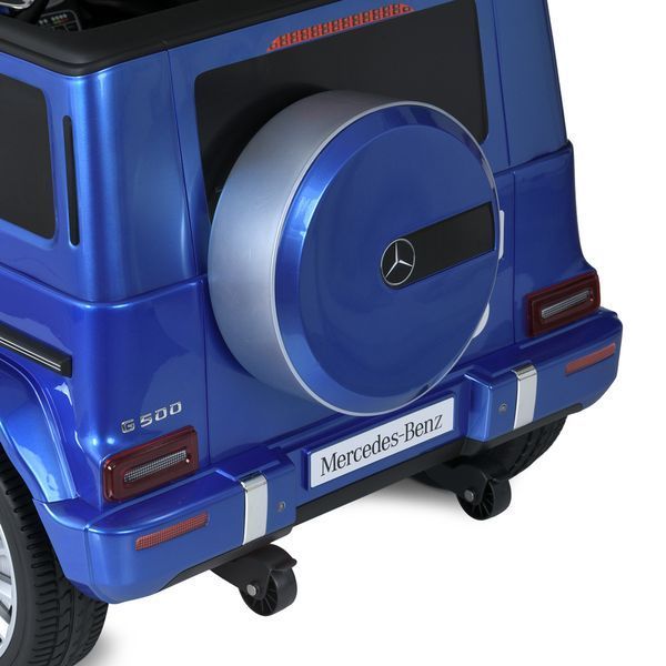 Дитячий електромобіль джип M 5028EBLRS-4 Mercedes-Benz синій, 4x25W, 12V10Ah, EVA колеса, пульт 2.4G M 5028EBLRS-4 фото