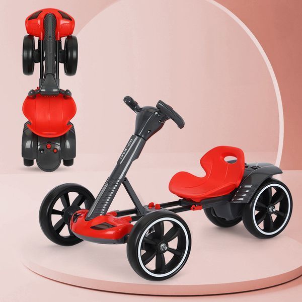 Складной электромобиль на аккумуляторе 6V 4.5Ah Go-Kart Красный 0144/МК фото