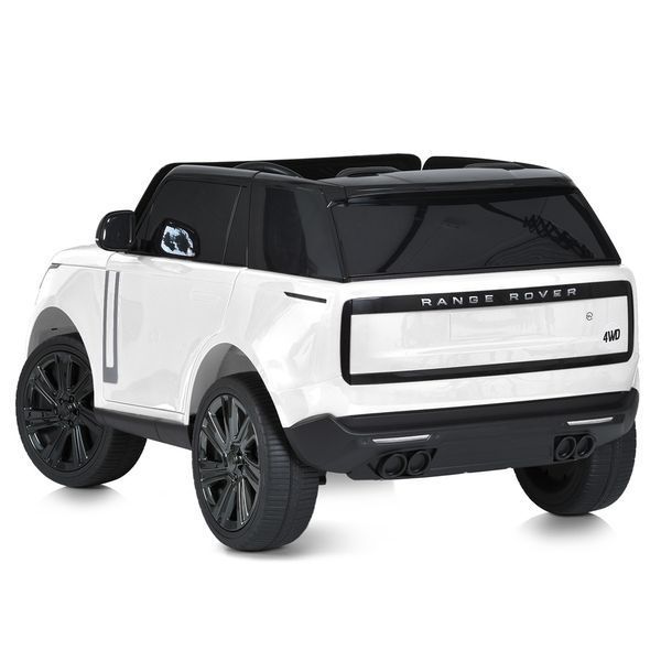 Дитячий електромобіль джип M 5055EBLR-1 (4WD) Range Rover, 4 мотори, EVA колеса, шкіряне сидіння, білий M 5055EBLR-1(4WD) фото