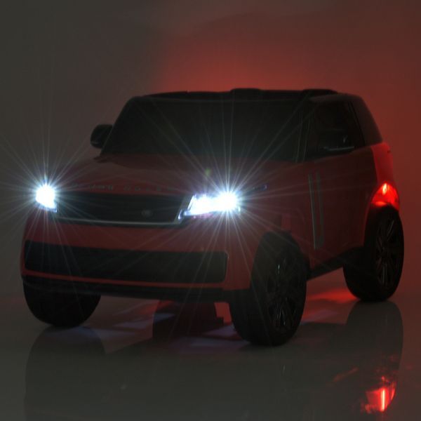 Дитячий електромобіль джип M 5055EBLR-1 (4WD) Range Rover, 4 мотори, EVA колеса, шкіряне сидіння, білий M 5055EBLR-1(4WD) фото