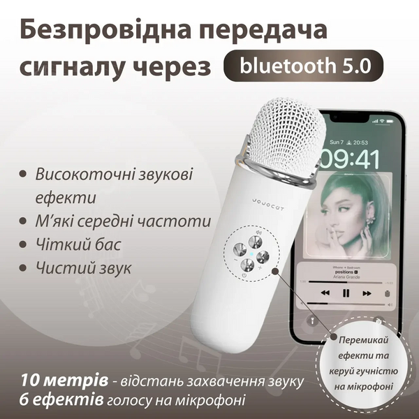 Колонка портативная с микрофоном C-20 BT/TF/USB/FM 5 Вт Белый C20W C20W фото