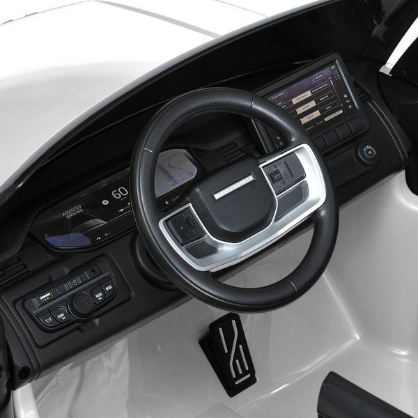 Дитячий електромобіль джип M 5055EBLR-1 (4WD) Range Rover, 4 мотори, EVA колеса, шкіряне сидіння, білий M 5055EBLR-1(4WD) фото