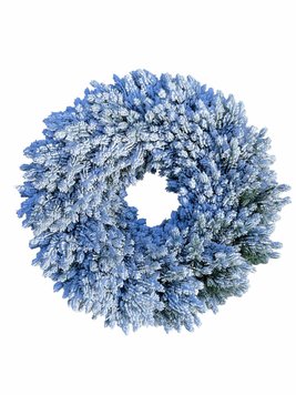 Decorative wreath "Kiparis" in snow 0,8