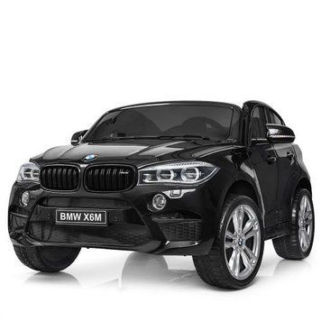 Дитячий електромобіль джип JJ2168EBLR-2 BMW X6M, 2 мотори 120W, акумулятор 12V10Ah, EVA колеса, шкіряне сидіння JJ2168EBLR-2 фото