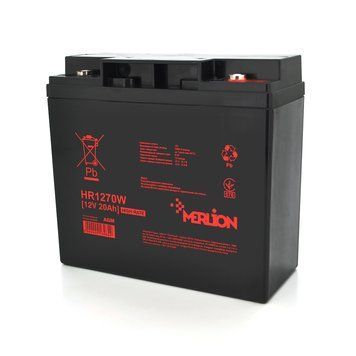 Акумуляторна батарея MERLION HR1270W, 12V 20Ah (181 х 77 х 167 (167)), Q4 13464 фото