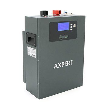 Аккумуляторная батарея AXPERT LiFePO4 25.6V 100Ah, 2,56kWh, BMS100A, CAN2.0/RS232/RS485, 6000 cycles 300x148x420 23,5 kg 27008 фото