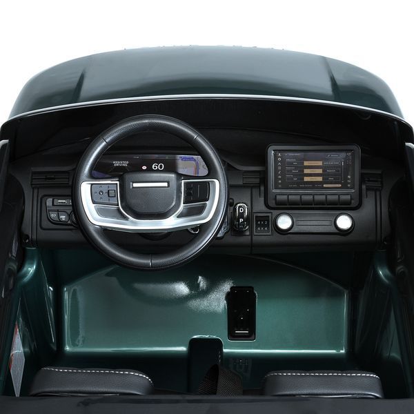 Детский электромобиль джип M 5055EBLRS-5 (4WD) Range Rover зеленый, 4 мотора 35W, аккумулятор 12V14Ah, EVA колеса, пульт 2.4G M 5055EBLRS-5(4WD) фото