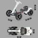 Складаний електромобіль на акумуляторі 6V 4.5Ah Go-Kart Білий 0147/МК фото 2