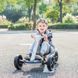 Складаний електромобіль на акумуляторі 6V 4.5Ah Go-Kart Білий 0147/МК фото 6