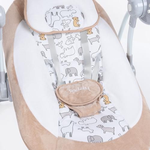 Гойдалка ME 1075 TEDDY Beige Animals ME 1075 Beige Animals фото
