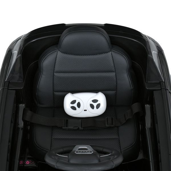 Дитячий електромобіль Audi Q7 M 5796EBLR-2 чорний, 2 мотори 35W, EVA колеса, шкіряне сидіння, пульт 2.4G, Bluetooth M 5796EBLR-2 фото