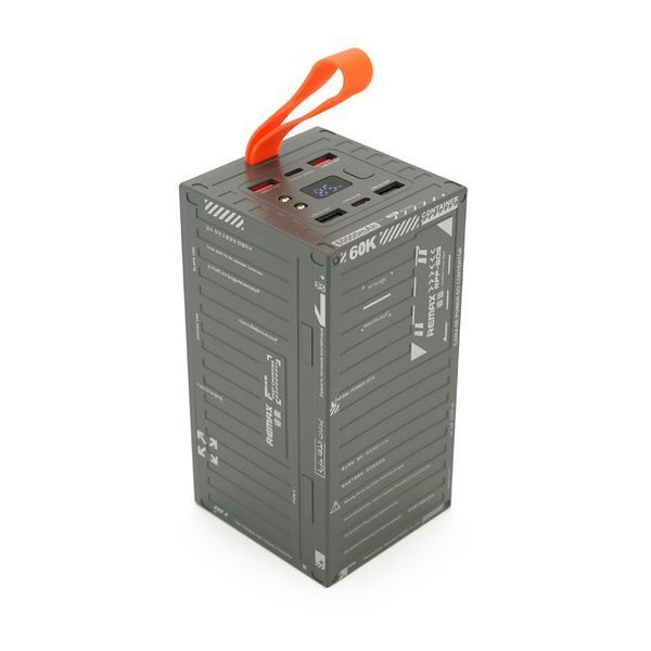 Power Bank Remax RPP-609 60000mAh, PD 20W+QC 22.5W, Gray, 1.275kg 39896 фото
