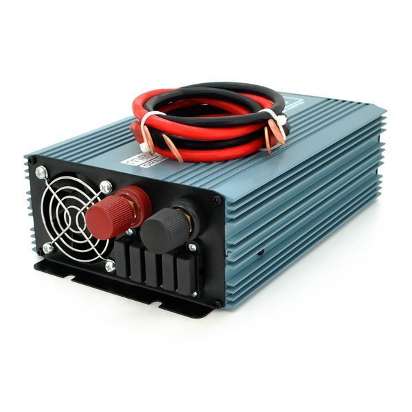 Інвертор напруги Mexxsun MXS-1000, 12V/220V, 1000W з модифікованою синусоїдою, 1 Shuko, 1 USB, клемні дроти, Q6 29228 фото
