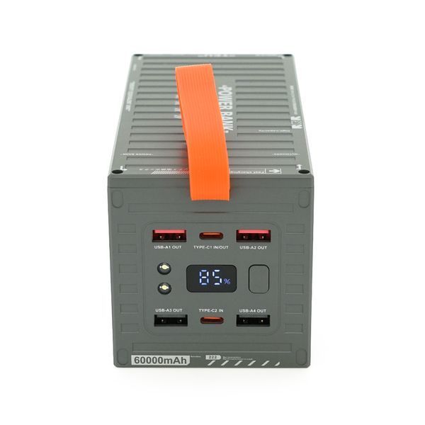 Power Bank Remax RPP-609 60000mAh, PD 20W+QC 22.5W, Gray, 1.275kg 39896 фото