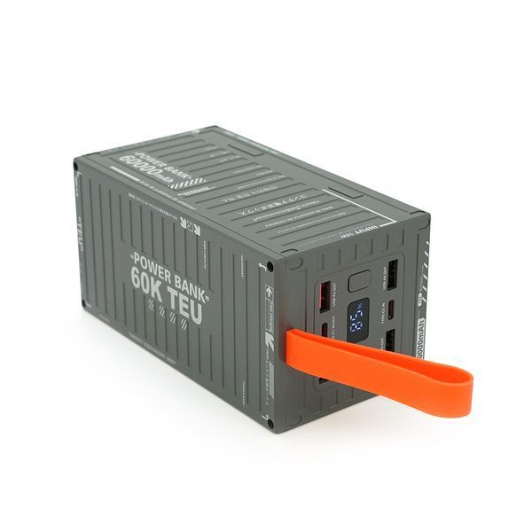 Power Bank Remax RPP-609 60000mAh, PD 20W+QC 22.5W, Gray, 1.275kg 39896 фото