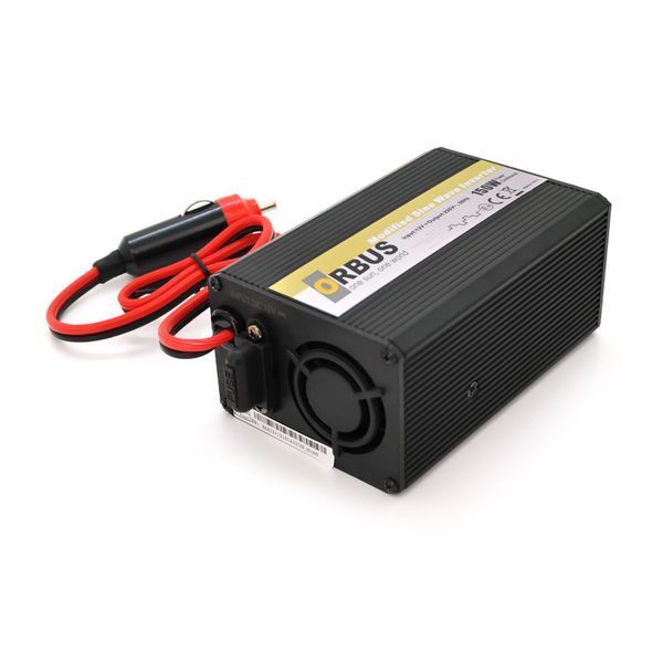 Інвертор напруги ORBUS ORMS150 (150Вт), 12/220V, approximated, 1 Shuko, клеми + крокодили, 1 запобіжник, Box.Q20 29015 фото