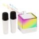 Беспроводная Bluetooth колонка Music Hi с RGB подсветкой и 2 караоке микрофонами 0222/МК фото 3