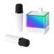 Беспроводная Bluetooth колонка Music Hi с RGB подсветкой и 2 караоке микрофонами 0222/МК фото 1