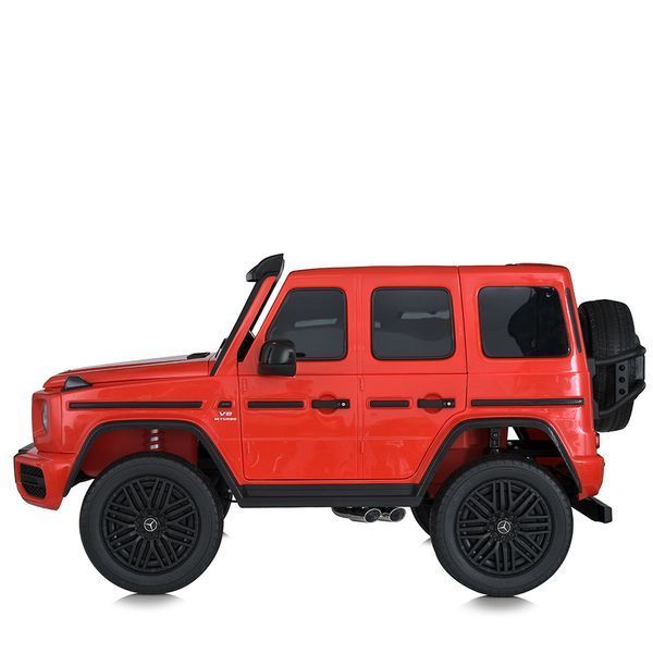 Дитячий електромобіль Mercedes-Benz G63 M 5880EBLR-3 (24V) червоний, 4 мотори 200W, EVA колеса, шкіряне сидіння, пульт 2.4G M 5880EBLR-3(24V) фото