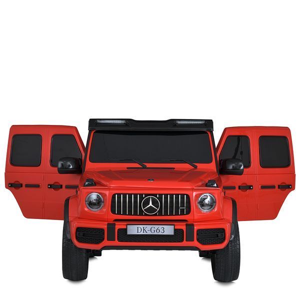 Дитячий електромобіль Mercedes-Benz G63 M 5880EBLR-3 (24V) червоний, 4 мотори 200W, EVA колеса, шкіряне сидіння, пульт 2.4G M 5880EBLR-3(24V) фото