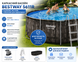 Каркасний басейн Bestway 5611R овальний 610&times;366&times;122 см з фільтр-насосом, сходами та чохлом 5611R фото 2