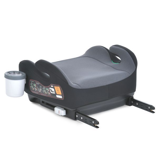 Автокрісло-бустер EL CAMINO ME 1147 i-RIDE Stone Black ISOFIX (125&ndash;150 см, група 3) ME 1147 Stone Black фото