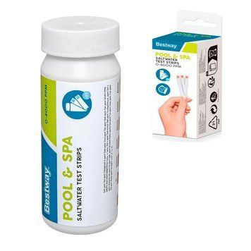 Тестовые полоски для бассейна и SPA Bestway 58767 для проверки солености воды 58767 фото