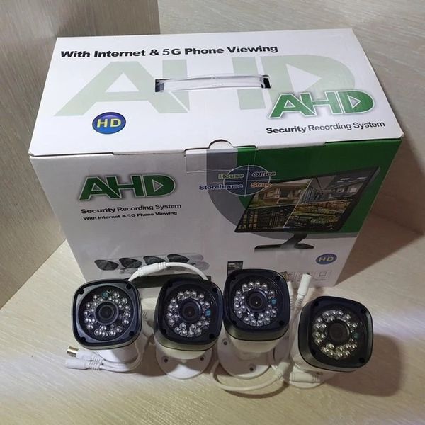 Набір 4 камери 4 Мп FULL AHD CCTV для відеоспостереження 12399/МК фото