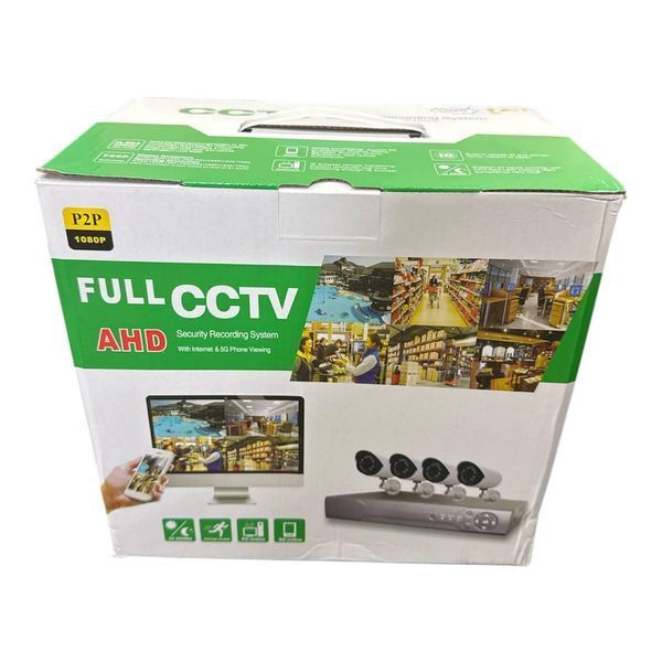 Набір 4 камери 4 Мп FULL AHD CCTV для відеоспостереження 12399/МК фото