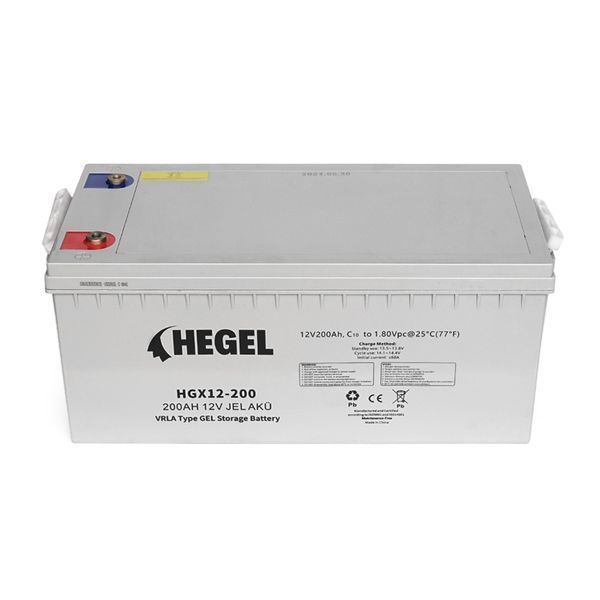 Акумуляторна батарея HEGEL GEL 200-12 12V 200Ah (522 x 238 x 223mm), 57kg 37527 фото