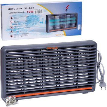 Мухоловка електрична 10W SD210 дволампова для комарів, мух та літаючих комах, антимоскітна лампа 220В 118143/KL фото