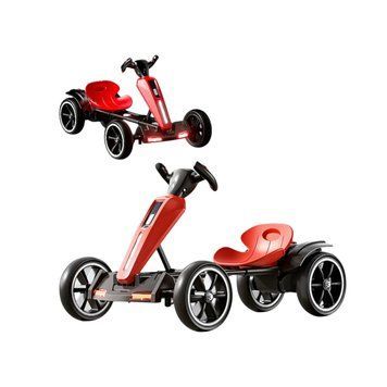 Складаний дитячий електромобіль Go-Kart &mdash; пульт, музика, підсвітка, 6V 7Ah 0202-1/МК фото