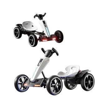 Складаний дитячий електромобіль Go-Kart &mdash; пульт, музика, підсвітка, 6V 7Ah 0202-3/МК фото