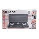 Настільна газова плита на 3 конфорки Sokany 5.5 кВт Біла Lugi SK-6003W SK-6003W фото 10
