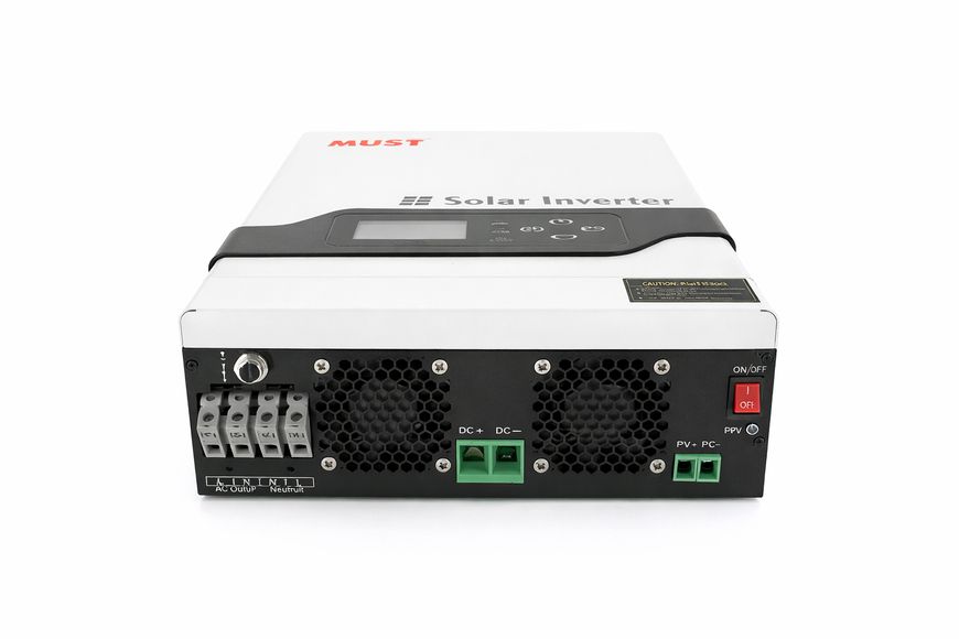Гибридный инвертор MUST PV18-3224VPM II, 3200W, 24V, ток заряда 60A, 160-275V, MPPT (60А, 30-160 Vdc) PV18-3224VPM II фото