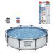 Каркасный бассейн Bestway 56408 Steel Pro Max круглый 305&times;76 см, 4678 л, с фильтр-насосом 56408 фото 3