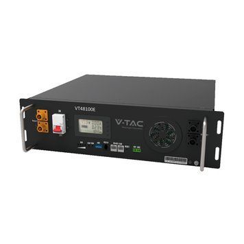 Акумуляторна батарея(рекова) V-TAC CEI-021 LiFePO4 5.12kWh 100Ач,(100/100A) 445*400*130,41kg 37683 фото