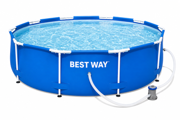 Каркасный бассейн Bestway 56679 Steel Pro, 305&times;76 см, 4678 л, с фильтр-насосом 56679 фото
