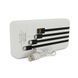 PowerBank Bix-30000mAh, Input:MicroUSB+Type-C, Output:4USB/Type-C/MicroUSB/Lightning, QC22.5W/PD20W, White 29696 фото 3