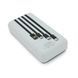 PowerBank Bix-30000mAh, Input:MicroUSB+Type-C, Output:4USB/Type-C/MicroUSB/Lightning, QC22.5W/PD20W, White 29696 фото 2